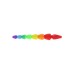 ToyJoy Rainbow Heart Anal Beads