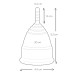 Mae B Intimate Health 2 Large Menstrual Cups