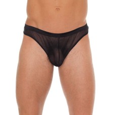 Mens Black Mesh G-String Mens Black Mesh G-String