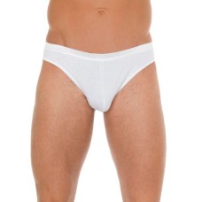 Mens White Cotton G-String Mens White Cotton G-String
