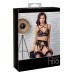 Abierta Fina Lacey Open Suspender Set Abierta Fina Lacey Open Suspender Set