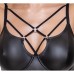 Cottelli Matte Black Bra Set
