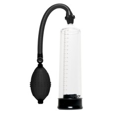 ToyJoy Rock Hard Black And Clear Penis Power Pump ToyJoy Rock Hard Black And Clear Penis Power Pump