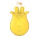 Clit-Tastic Tulip Finger Massager Rechargeable - Yellow