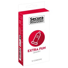 Secura Condoms 12 Pack Extra Fun Secura Condoms 12 Pack Extra Fun