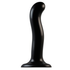 Strap-On Me Prostate and G-Spot Curved Dildo Medium Black