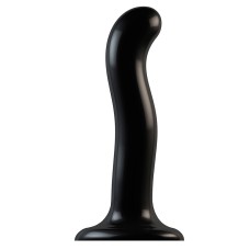 Strap-On Me Prostate and G-Spot Curved Dildo Small Black