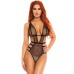 Leg Avenue Fishnet Strappy G-String Teddy