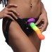 XR Proud Rainbow Silicone Dildo with Harness XR Proud Rainbow Silicone Dildo with Harness