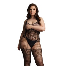 Le Desir Lace and Fishnet Bodystocking UK 14 to 20 Le Desir Lace and Fishnet Bodystocking UK 14 to 20