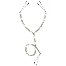 Master Series Nipple To Clit Tweezer Clamp Set Master Series Nipple To Clit Tweezer Clamp Set