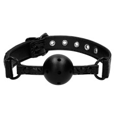 Ouch Breathable Luxury Black Ball Gag Ouch Breathable Luxury Black Ball Gag