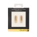 Ouch Magnetic Nipple Clamps Diamond Bullet Gold