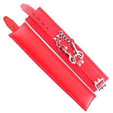 Rouge Garments Wrist Cuffs Padded Red