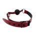 Rouge Garments Leather Croc Print Ball Gag Rouge Garments Leather Croc Print Ball Gag