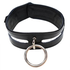 Rouge Garments Leather Fashion Bondage Collar Black Rouge Garments Leather Fashion Bondage Collar Black