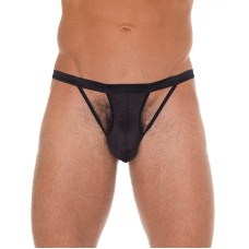 Mens Cut Out G-String Black Mens Cut Out G-String Black